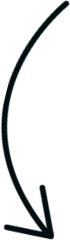 Curved arrow pointing down