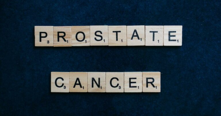 Scrabble pieces spelling “Prostate Cancer”